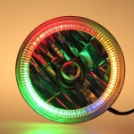 123MM CRYSTAL METAL  W/ CHASING SMD LED HALO  RING  WITH DRICERS, BLUETOOTH CONTROLLER